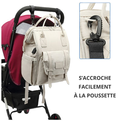 Sac à Dos à Langer Polyvalent - Carefreefox - mon-sac-a-langer