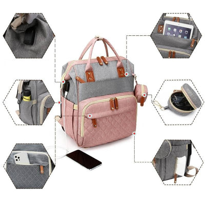 Sac à Dos Pratique 3-en-1 pour Langer Bébé - mon-sac-a-langer