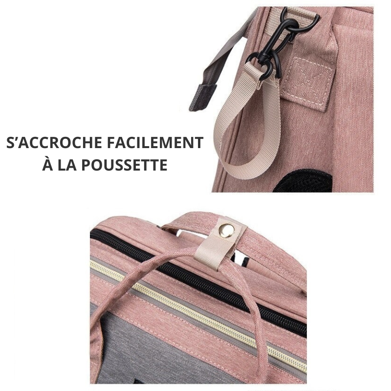 Grand Sac à Langer Lit - Pratique et Polyvalent - mon-sac-a-langer