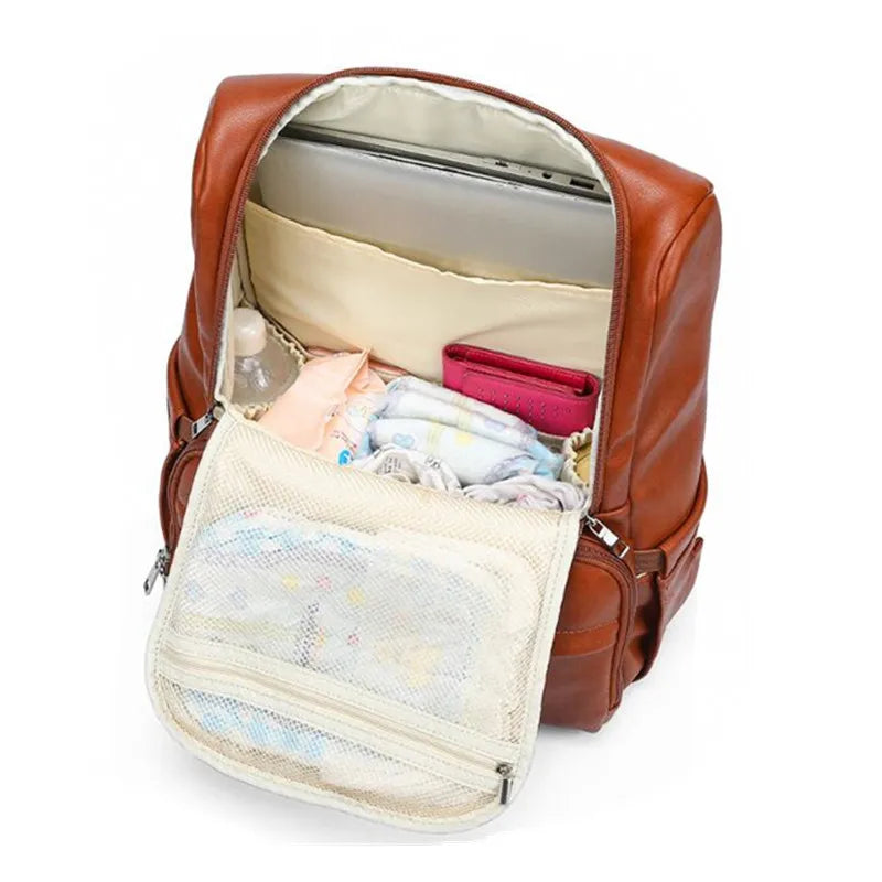 Sac à Langer Polyvalent en Cuir PU de qualité supérieure - mon-sac-a-langer