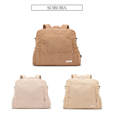 Sac à Langer Soboba - Velours Côtelé Polyvalent et Élégant - mon-sac-a-langer