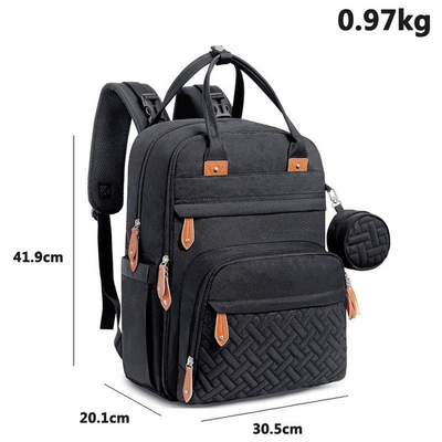 Sac à Dos à Langer Pratique avec Matelas et Support Tétine - mon-sac-a-langer