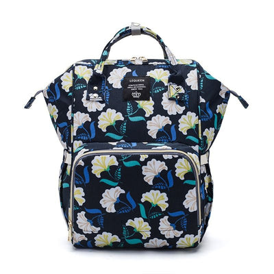 Sac à Dos à Langer Bébé Lequeen Élégant - mon-sac-a-langer