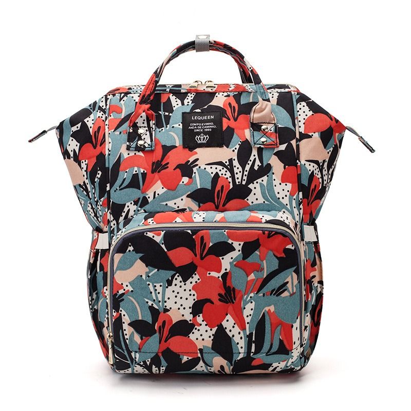 Sac à Dos à Langer Bébé Lequeen Élégant - mon-sac-a-langer