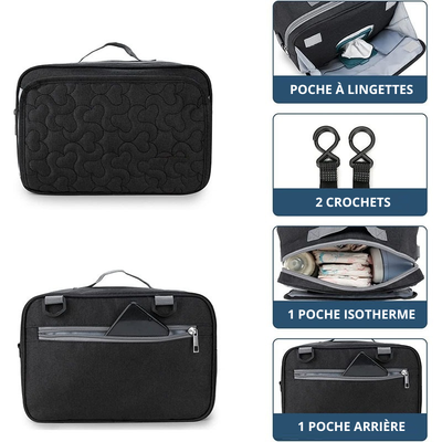 Sac à couches imperméable - Accessoire pour poussette - mon-sac-a-langer