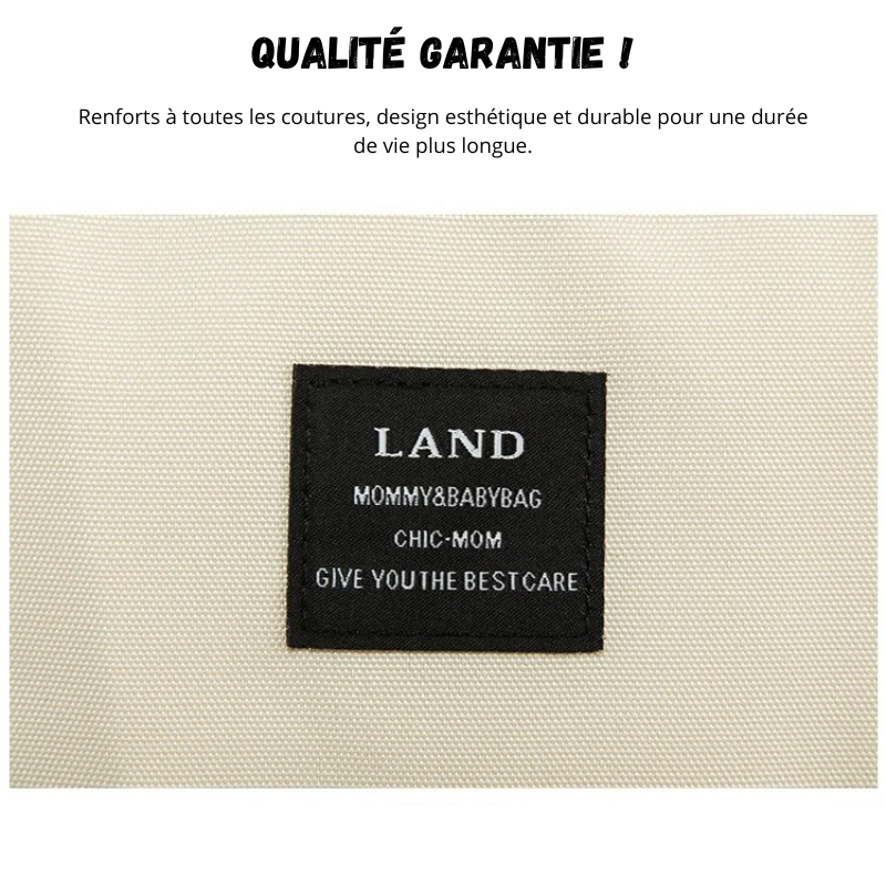 Sac à Langer Land - Fonctionnel et Raffiné-mon-sac-a-langer