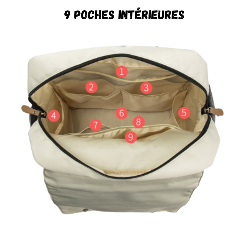 Sac à Langer Land - Fonctionnel et Raffiné-mon-sac-a-langer
