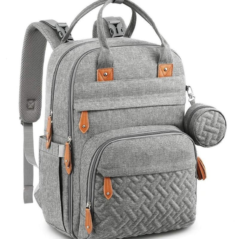 Sac à Dos à Langer Pratique avec Matelas et Support Tétine - mon-sac-a-langer