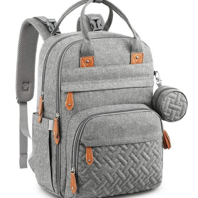 Sac à Dos à Langer Pratique avec Matelas et Support Tétine - mon-sac-a-langer