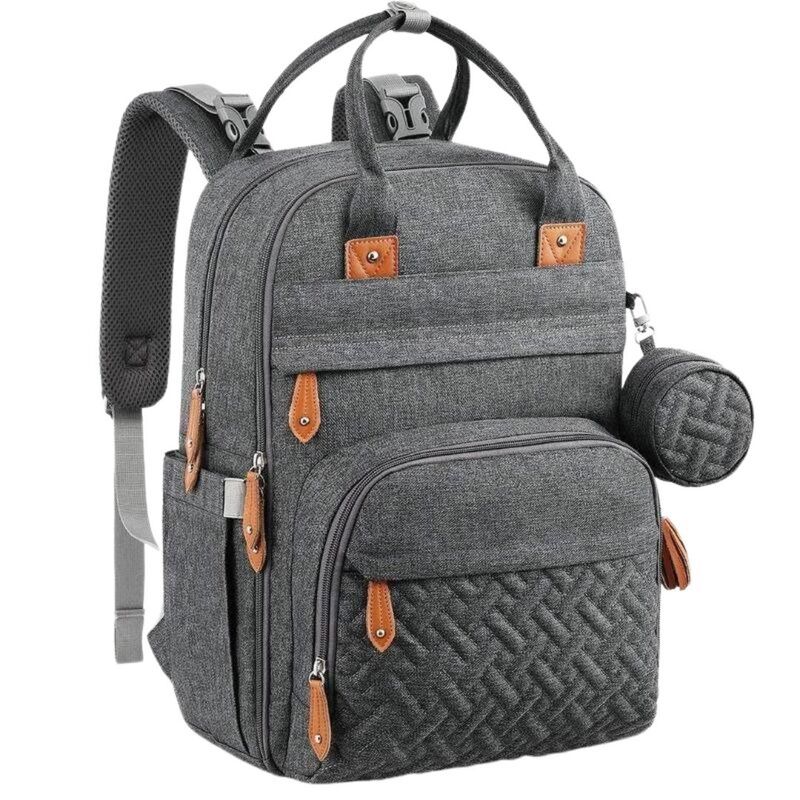 Sac à Dos à Langer Pratique avec Matelas et Support Tétine - mon-sac-a-langer