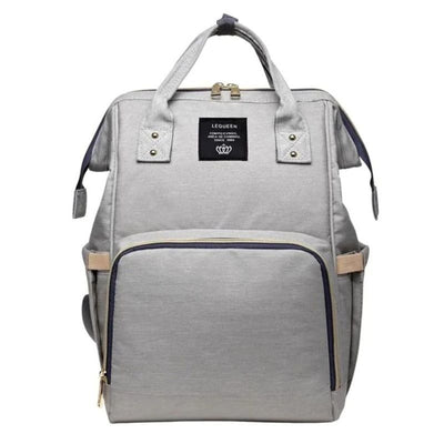 Sac à Dos à Langer Bébé Lequeen Élégant - mon-sac-a-langer