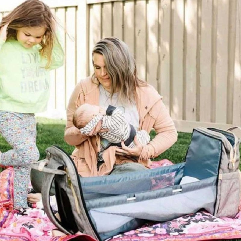 Grand Sac à Langer Lit - Pratique et Polyvalent - mon-sac-a-langer